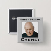 Badge Carré 5 Cm Ernst Stavro Cheney (Devant & derrière)