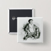 Badge Carré 5 Cm Ernst Theodor Amadeus Hoffmann (Devant & derrière)