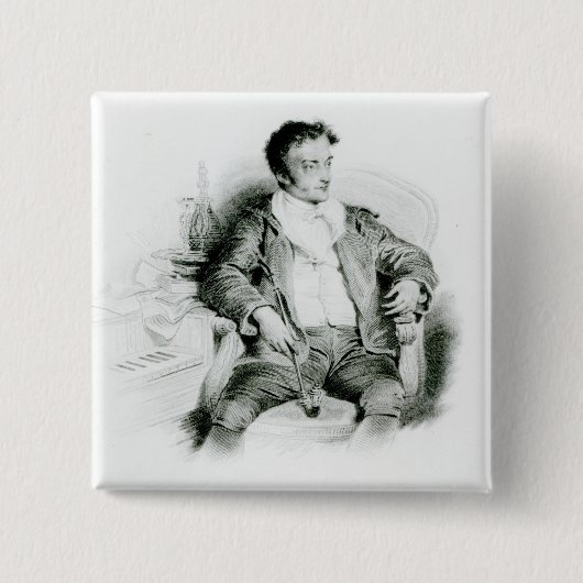 Badge Carré 5 Cm Ernst Theodor Amadeus Hoffmann (Devant)