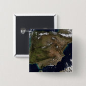 Badge Carré 5 Cm Espagne et Portugal 2 (Devant & derrière)