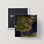 Badge Carré 5 Cm Espagne et Portugal 3 (Devant & derrière)