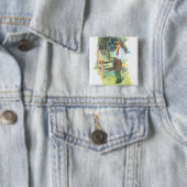 Badge Carré 5 Cm Espiègle (En situation)