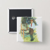 Badge Carré 5 Cm Espiègle (Devant & derrière)