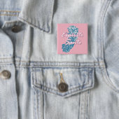 Badge Carré 5 Cm Espirito Santo (En situation)