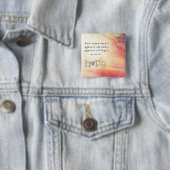 Badge Carré 5 Cm Espoir (En situation)