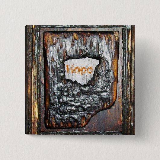 Badge Carré 5 Cm Espoir (Devant)