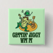 Badge Carré 5 Cm Esprit de Getting Jiggy il (Devant)