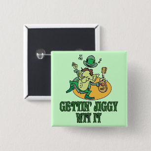 Badge Carré 5 Cm Esprit de Getting Jiggy il