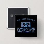 Badge Carré 5 Cm Esprit de NG B-2 - BLEU (Devant & derrière)