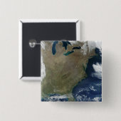 Badge Carré 5 Cm Est des États-Unis (Devant & derrière)