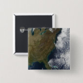 Badge Carré 5 Cm Est des États-Unis 2 (Devant & derrière)