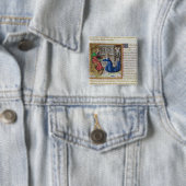 Badge Carré 5 Cm Esther (En situation)
