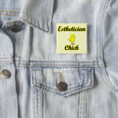 Badge Carré 5 Cm Esthétique Chick (En situation)