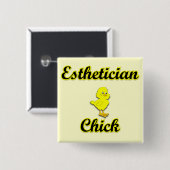 Badge Carré 5 Cm Esthétique Chick (Devant & derrière)
