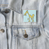 Badge Carré 5 Cm Étalon (En situation)