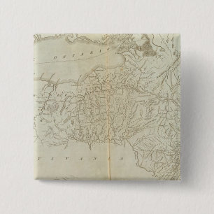 Badge Carré 5 Cm État de New York 2