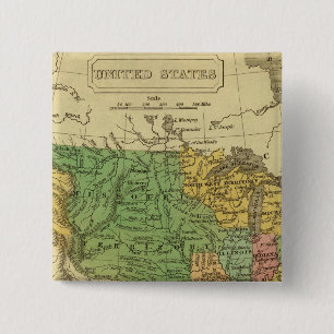 Badge Carré 5 Cm États-Unis 6