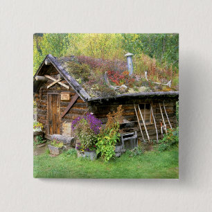 Badge Carré 5 Cm États-Unis, Alaska, Parc national de Denali, Kant