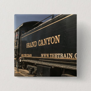 Badge Carré 5 Cm États-Unis, Arizona, Williams : Grand Canyon Railr