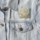 Badge Carré 5 Cm États-Unis décembre 1863 (En situation)