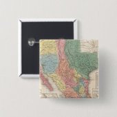 Badge Carré 5 Cm États-Unis et Mexique (Devant & derrière)