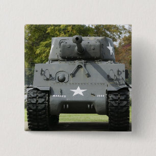Badge Carré 5 Cm États-Unis, Kentucky, Fort Knox: Musée Patton de