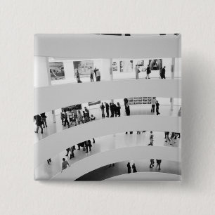 Badge Carré 5 Cm États-Unis, New York, New York City : Le Guggenhei