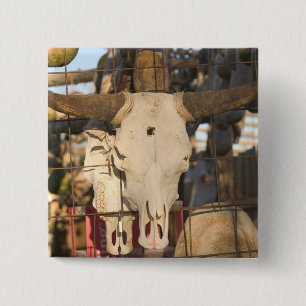 Badge Carré 5 Cm États-Unis, Nouveau-Mexique, Mesilla: Place histor