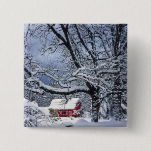 Badge Carré 5 Cm États-Unis, Oregon, comté de Clackamas. Envelopp