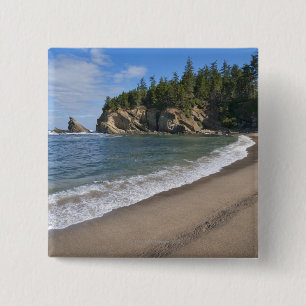 Badge Carré 5 Cm États-Unis, Oregon, littoral