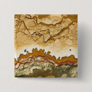 Badge Carré 5 Cm États-Unis, Oregon, Rocky Butte. Gros plan de l'im