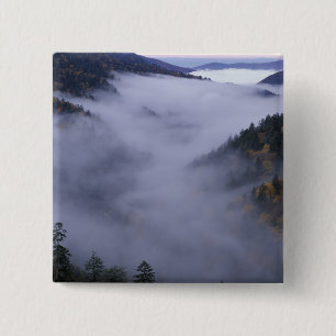 Badge Carré 5 Cm États-Unis, Tennessee. Great Smokey Mountains Nati