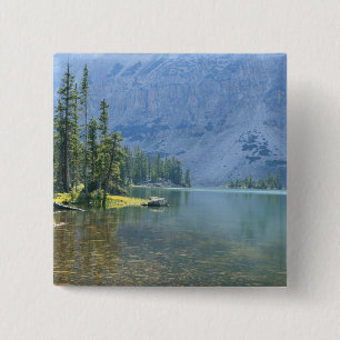 Badge Carré 5 Cm États-Unis, Utah, Forêt nationale d'Ashley, High U