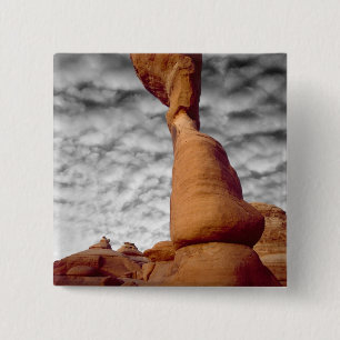 Badge Carré 5 Cm États-Unis, Utah, Parc national des Arches. Partie
