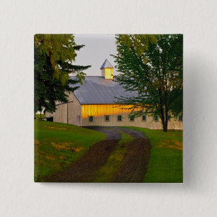Badge Carré 5 Cm États-Unis, Washington, The Palouse