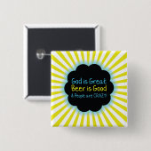 Badge Carré 5 Cm Été (Devant & derrière)