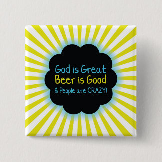 Badge Carré 5 Cm Été