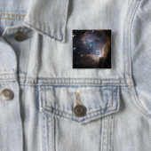 Badge Carré 5 Cm étoiles nouvellement formées (En situation)