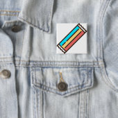 Badge Carré 5 Cm étouffant (En situation)