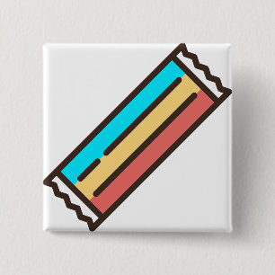 Badge Carré 5 Cm étouffant