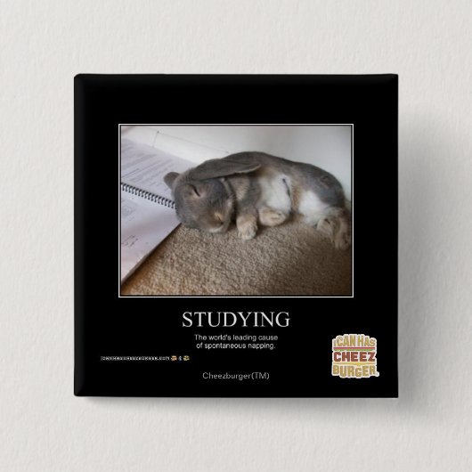 Badge Carré 5 Cm Étude (Devant)