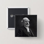 Badge Carré 5 Cm Eugene Viollet-le-Duc (Devant & derrière)