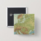 Badge Carré 5 Cm Europe 18 (Devant & derrière)