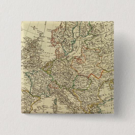 Badge Carré 5 Cm Europe 43 (Devant)