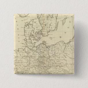 Badge Carré 5 Cm Europe du Nord