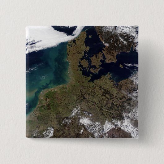 Badge Carré 5 Cm Europe du Nord-Ouest (Devant)