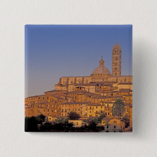Badge Carré 5 Cm Europe, Italie, Toscane, Sienne. XIIIe siècle 3