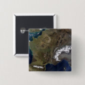 Badge Carré 5 Cm Europe occidentale (Devant & derrière)