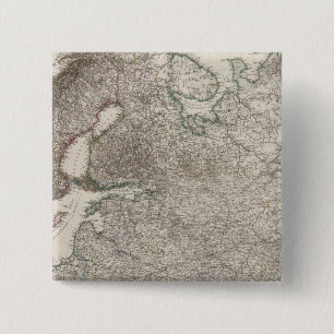 Badge Carré 5 Cm Europe orientale composite, Norvège, Suède