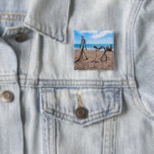 Badge Carré 5 Cm Évolution (En situation)